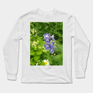 Delphinium, Daisy, hydrangea, oh my! Long Sleeve T-Shirt